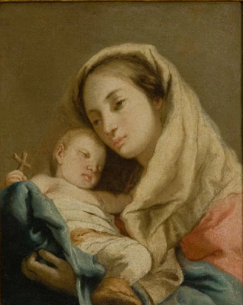 G. terzo quarto sec. XVIII, Madonna con Bambino - Chiesa della Purificazione di Maria, Venezia